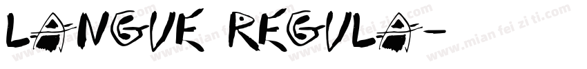 Langue Regula字体转换